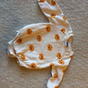 Pumpkin Print old navy bubble romper